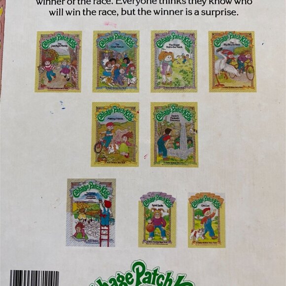 "Cabbage Patch Kids: The Big Bicycle Race" Childrens Picture Book-GUC - Picture 3 of 6